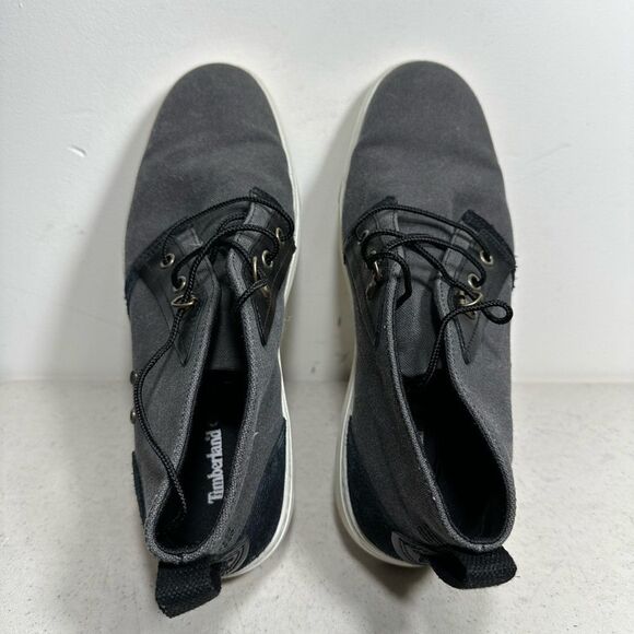 Timberland Mens Amherst High Top Navy Leather Chukka Boot Size 9,5 - Picture 6 of 8